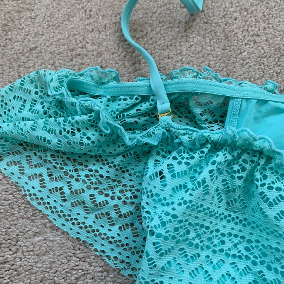 Ardene Off the Shoulder Teal Bikini - Picture 3 of 9